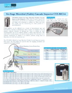 Microbial Cascade Impactor Flyer