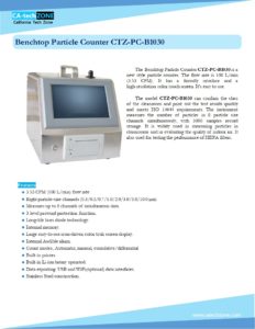 Benchtop Particle Counter CTZ-PC-B1030